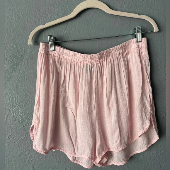 Lulu’s, lightweight, boxer style, women’s, short, pink, pull on, size large - Picture 1 of 9